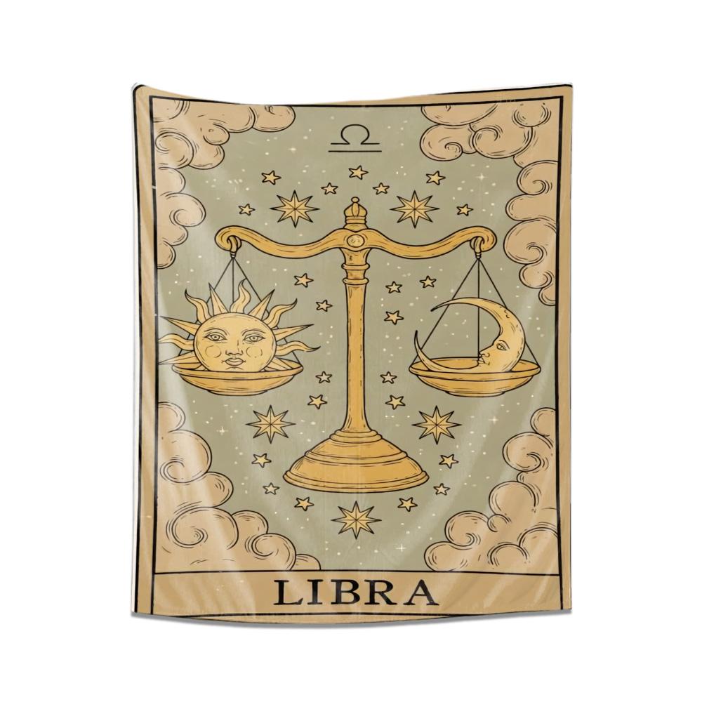 Constellation Theme Decorative Hanging Cloth  Unique Bedroom and Living Room Wall Decoration Tapestry 74x94cm(29x37in)