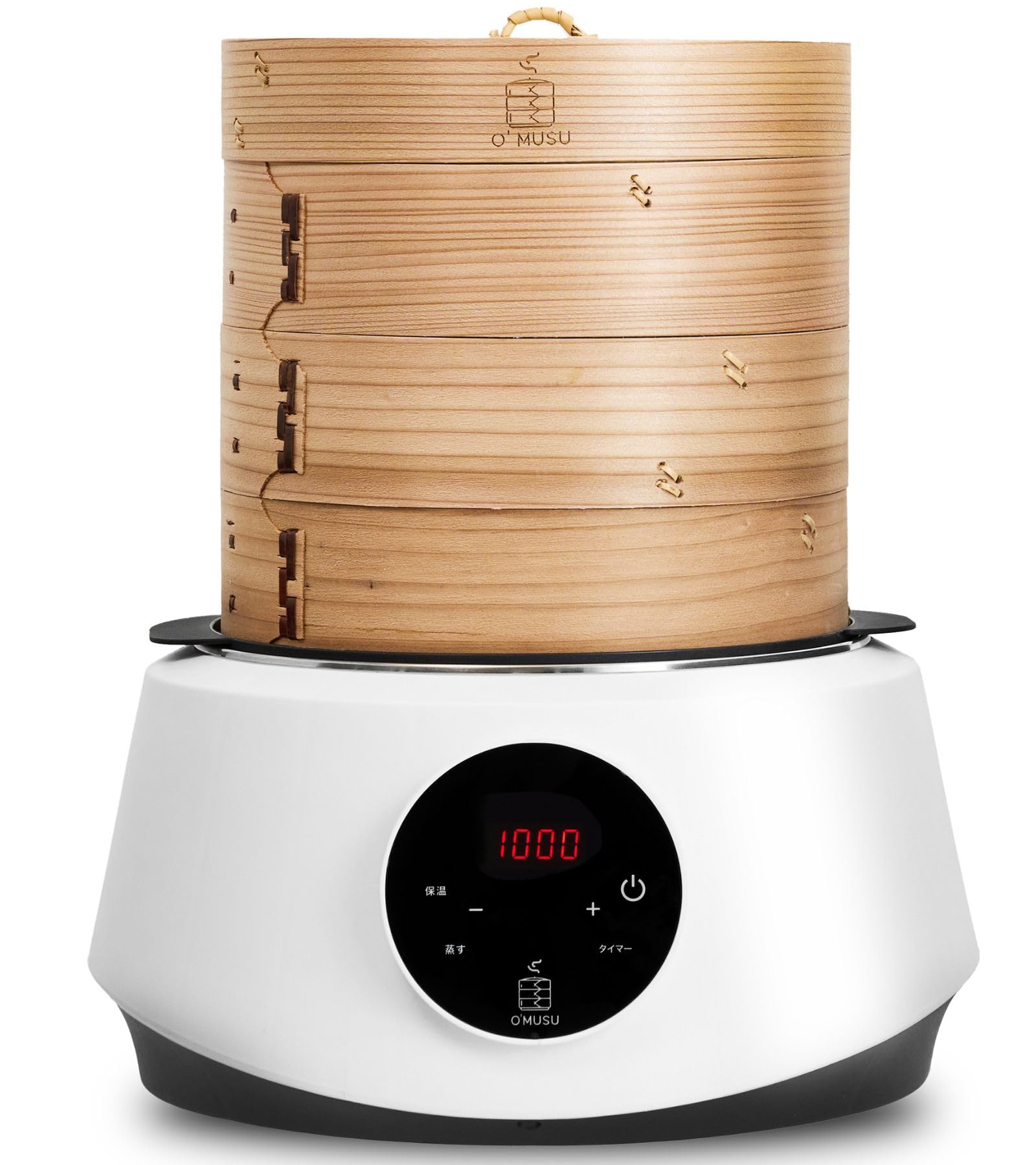 

Ocrasi Удобный сенсорный экран 6 уровней нагрева Низкотемпературный пар Легкая и простая в приготовлении пара жизнь Белый пароварка, электрическая, 21 см, панель, регулировка, приготовление пищи, белый