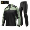 Outdoor Motorcycle Raincoat and Rain Pants Set for Riders - Waterproof, Oxford Cloth Poncho for Bike and Electric Vehicle.