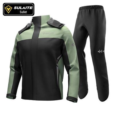Motorrad Regenmantel und Regenhose Set für Fahrer - Wasserdicht, Oxford-Stoff Poncho für Fahrrad und Elektrofahrzeug.
