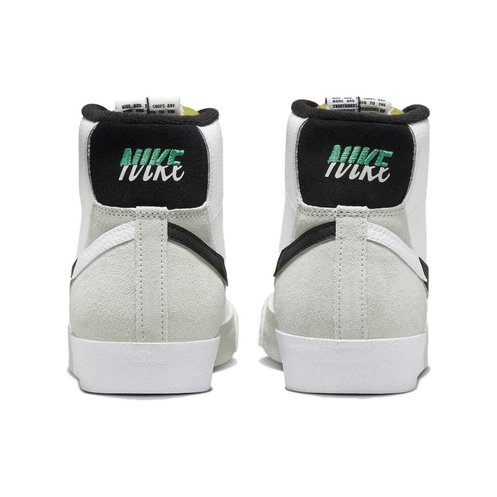 Nike Blazer Mid 77 SE Split - White Black Men Sneakers Summit-White Light-Silver Stadium-Green DZ2542-100