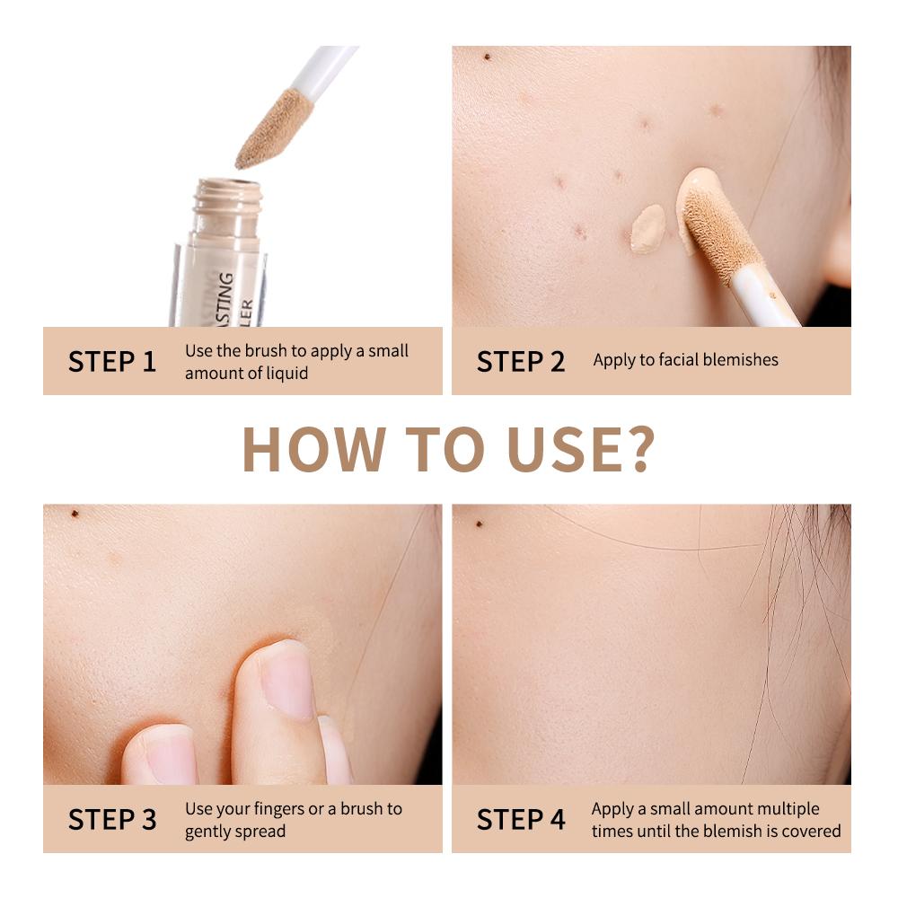 Hydrating Radiant Concealer Skin Corrector Dark Circle Concealer Lasting High Coverage Concealer Under The Eyes Cosmetics Makeup