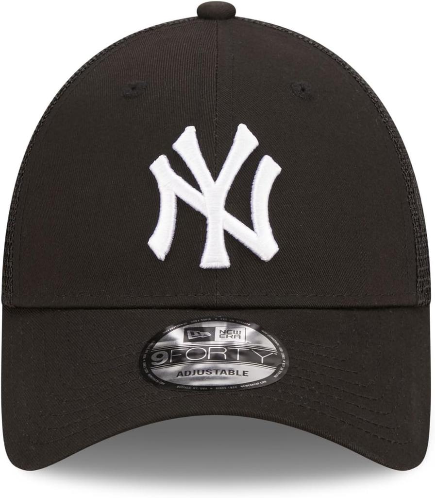 NEW ERA Mesh Cap MLB 9FORTY Trucker Adjustable Hat NY black white
