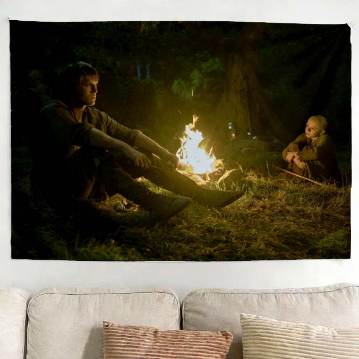 

MultiScene Tapestry A Knight of the Seven Kingdoms Flat Print Design for Bedroom Party Decor High Quality MultiSize 74x94cm(29x37in)