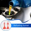 4pcs/set Kitchen Funnel Suitable for Automotive Home Kitchen Function Plastic Funnel Mini Small Medium and Large Funnels