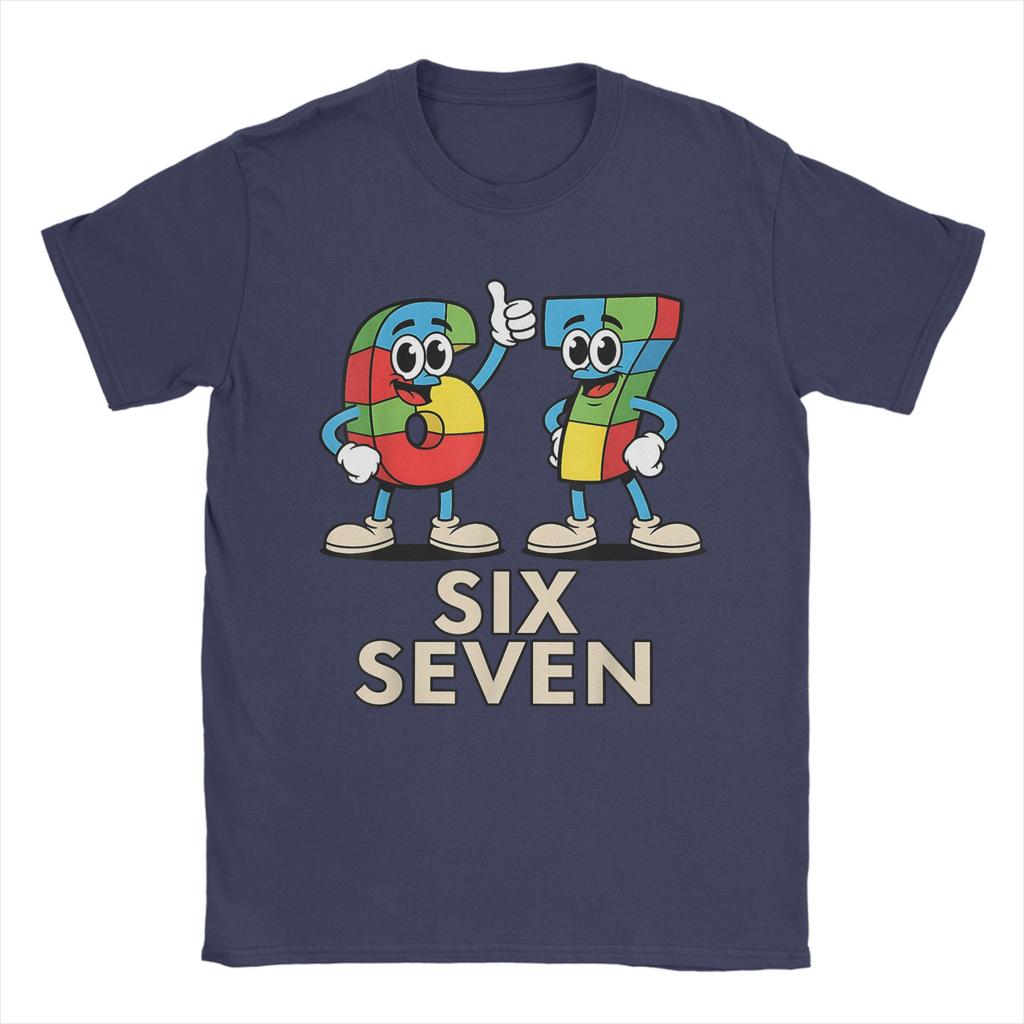 Fashion 67 Italian Brainrot 67 Six Seven TShirt Unisex Round Neck 100 Cotton T Shirt Short Sleeve Tee Shirt Gift Idea Clothing
