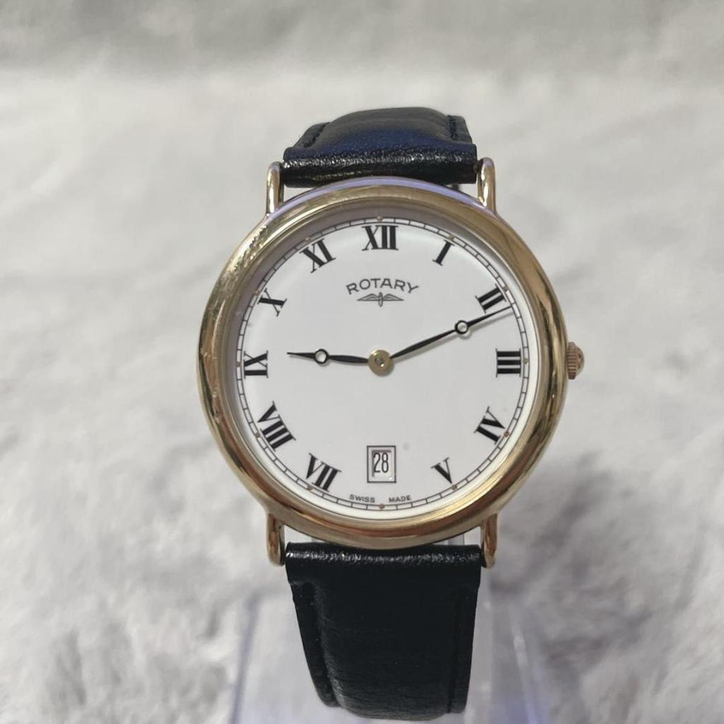 Used ROTARY Canterbury Rotary Date Display Vintage Classic Men's Watch