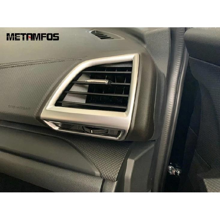 For Subaru Forester SK Carbon Fiber Side Front Air Vent Outlet Cover Trim Bezel Accessories Car Styling