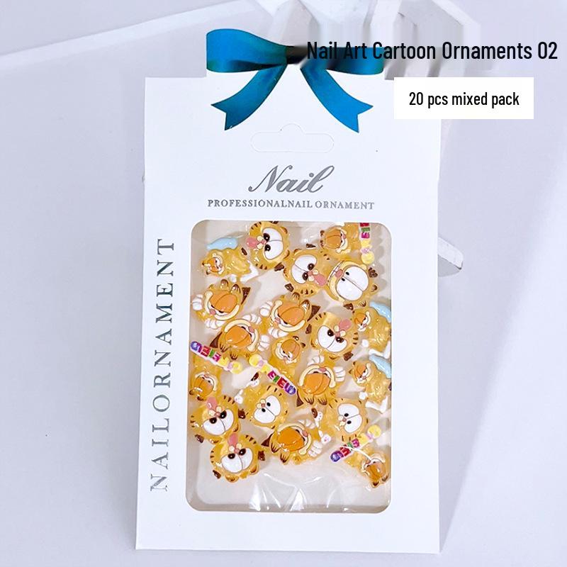 

Teddy Dog Nail Art Decoration: Plush Dog Hair Clip & Cartoon Phone Case Accessory