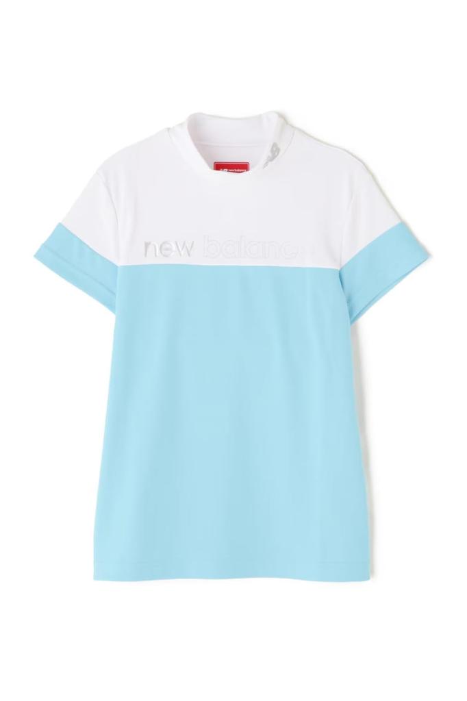 Golfkortärmad polotröja Termisk UV x Blå 1 [New Balance] Dam (KoKaGeMAX Kylning, Skydd, Stretch) / 012-4166507 110_Vit [M]