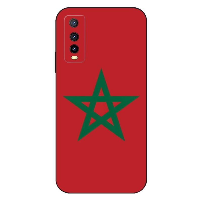 Morocco Flag Phone Case For VIVO Y31 IQOO U5 U5x 9 V21e V23 Y31s Y73 X60 X70 X80 Y33s Y21 Y76 Y15s T1 Pro Plus Cover