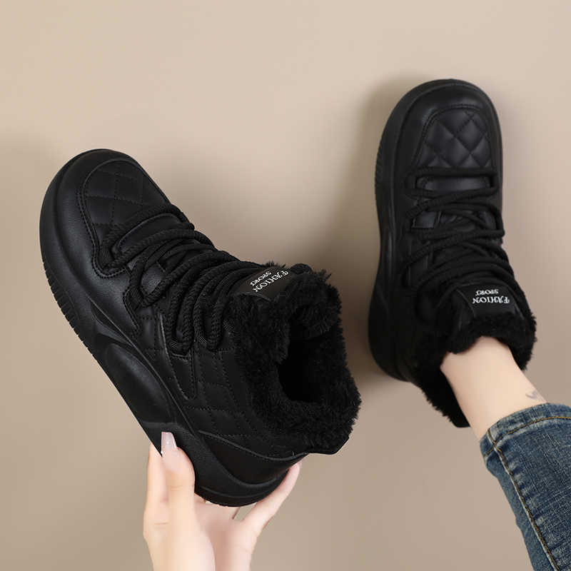 Snow Booties Snow Boot Flatas For Women Casual Leopard Sneakers Woman Ski Skate Shoes Sport Loofers Hypebeast Sapa Latest