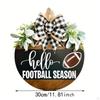 Front Door Sign Football Season Funny Creative Unique Ideal Gift Welcome for Party