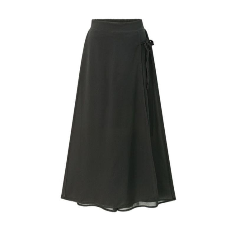 Spring and Summer Women's Clothing Casual Loose Chiffon Wide Leg Pants for Plump Girls