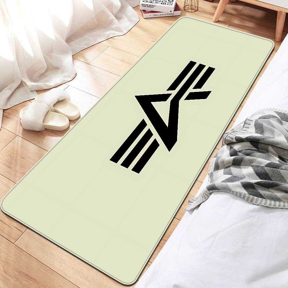 Alpha La Industries Floor Mat Rectangle Anti-slip Home Soft Badmat Front Door Indoor Outdoor Mat Welcome Doormat