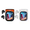 Bluetooth-compatible Earphones Stereo Sound Noise Reduction Waterproof LCD Touch Screen Sport Wireless Headphones