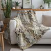 Soft Fleece Blanket Floral Pattern Throw Blanket Sofa Bed Decorative Throw Blanket For Home Decor Gift