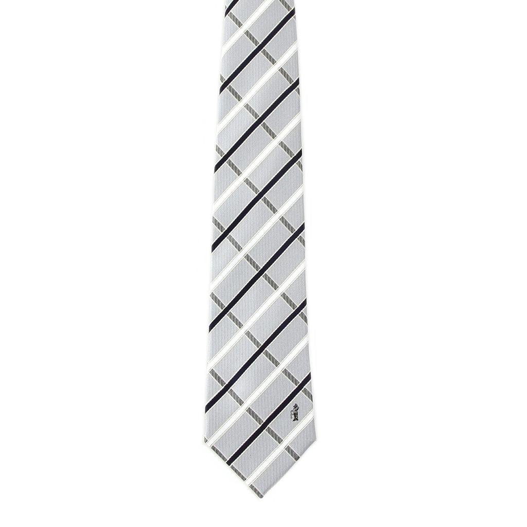 [Fortuna Tokyo] Necktie 09. Sacred Nishijin-ori Necktie Men's FT-T09 Gray Blade Width 8cm Length 142cm