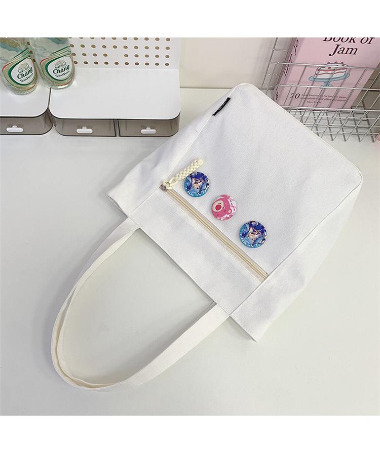 Canvas bag women's 2025 summer new bag shoulder bag handbag premium tote bag student