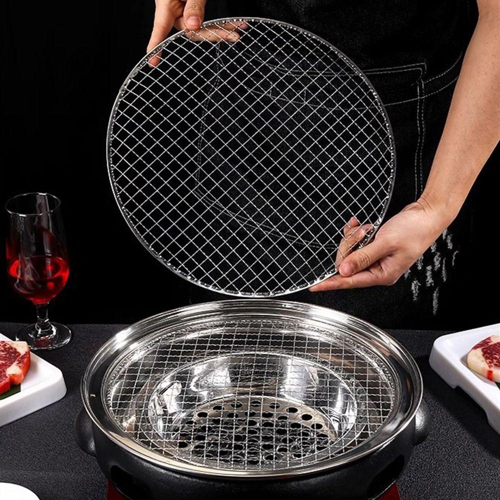 Round Wire Net Disposable BBQ Roasting Rack New Baking Cooling Rack