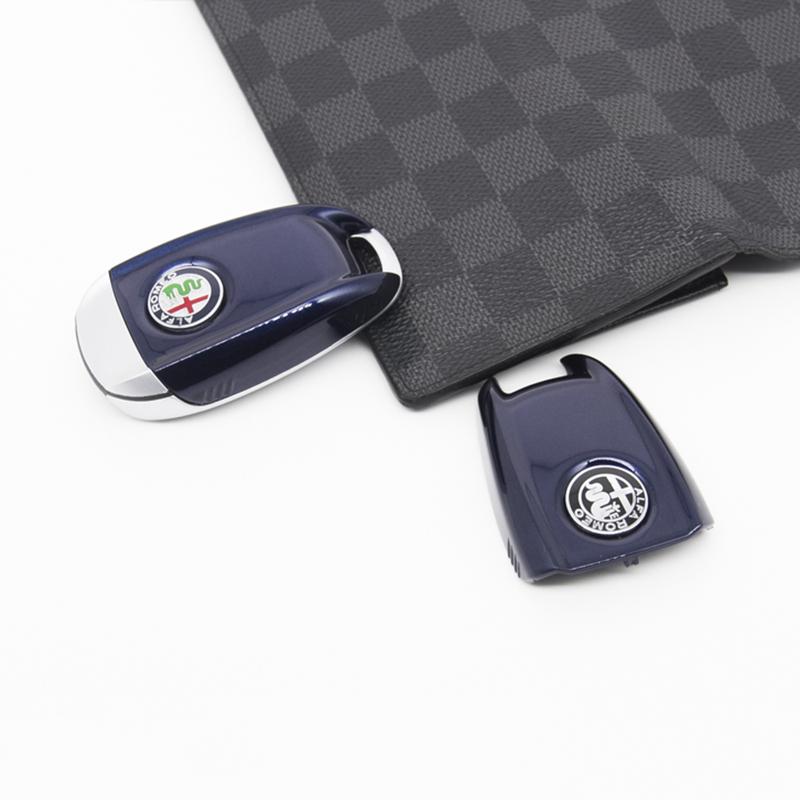 Car Key Cover Replacement Key Case Alfa Romeo Giulia Stelvio Tonale Carbon Fiber Style