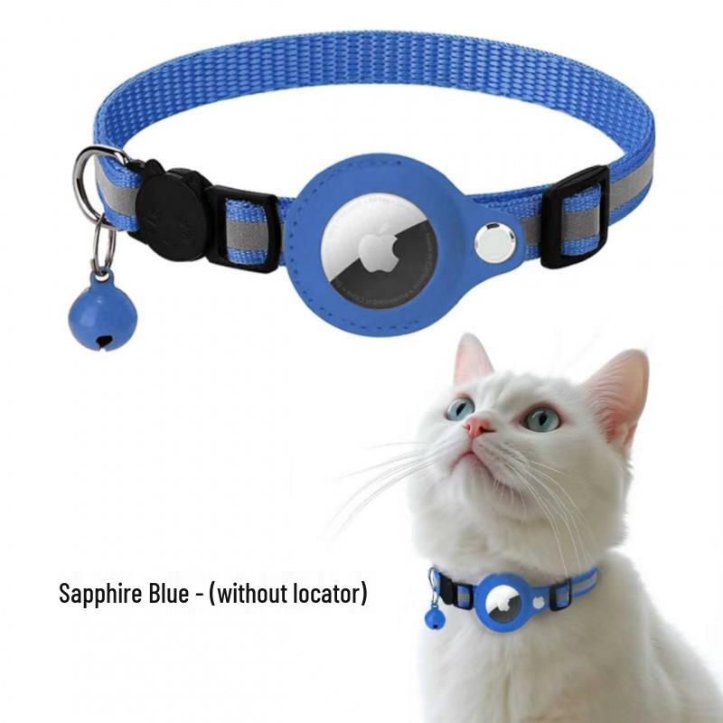 Cross-Border Pet Supplies: Airtag Tracker Collar with Anti-Lost Cat Bell