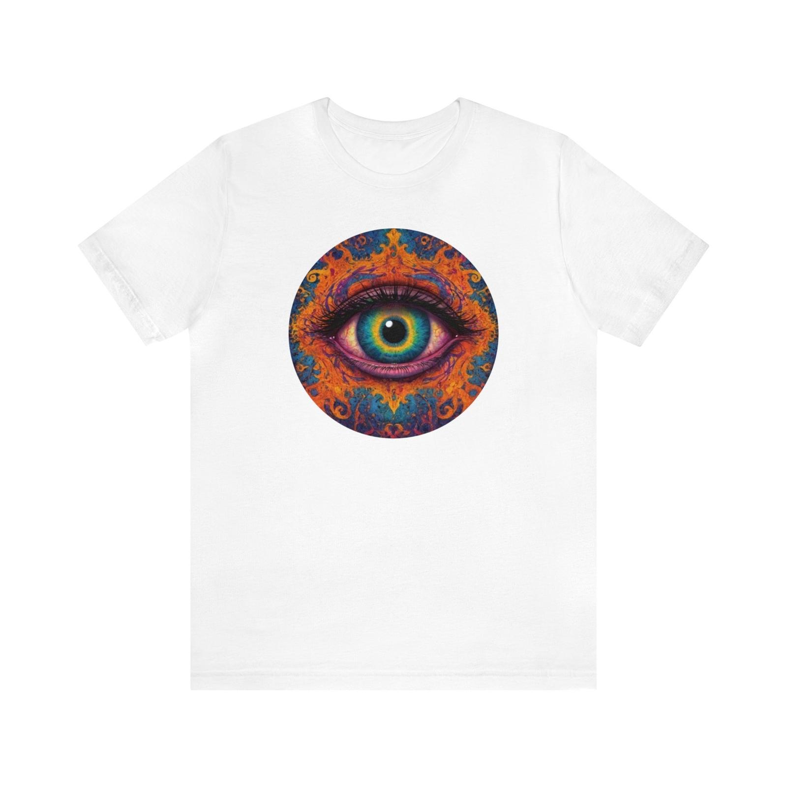 Grunge Clothing,Alt Clothing,Psychedelic,Eyeball T Shirt,Trippy,Weird Shirt S разноцветный