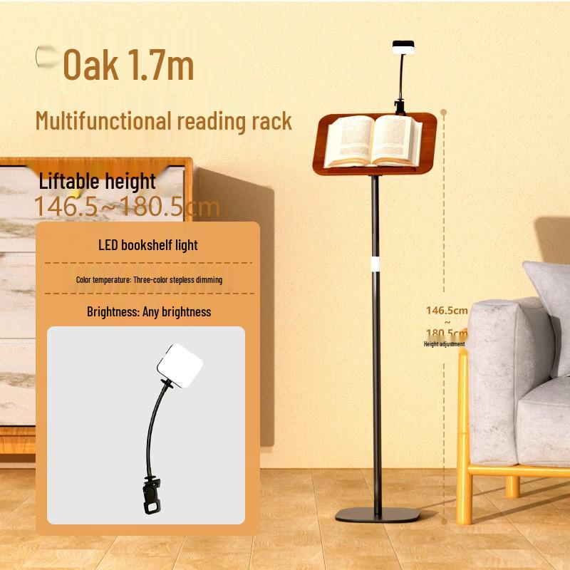 Solid Wood Adjustable Stand for Music Sheets, Books, Laptops, Projectors, and More