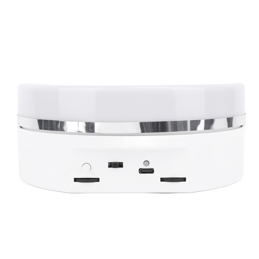 6.3 Inch Rotating Display Stand LED Light 360 Degree Electric Rotating Turntable with Adjustable
