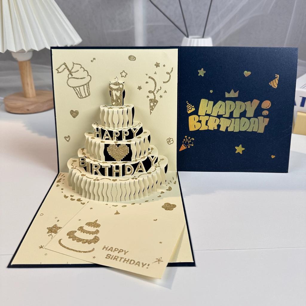 3D Pop Up Birthday Cards Handmade Greeting Cards with Envelopes for Christmas Valentines Birthday Anniversary Wedding