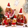 Christmas Puppy Plush Ornament - Festive Home & Party Decoration