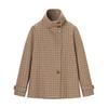 Women's Tweed Plaid Short Coat - New Arrival, Elegant Commuter Style