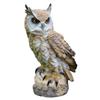 Resin Owl Garden Ornament Succulent Planter Anti Bird Yard Decor Statue