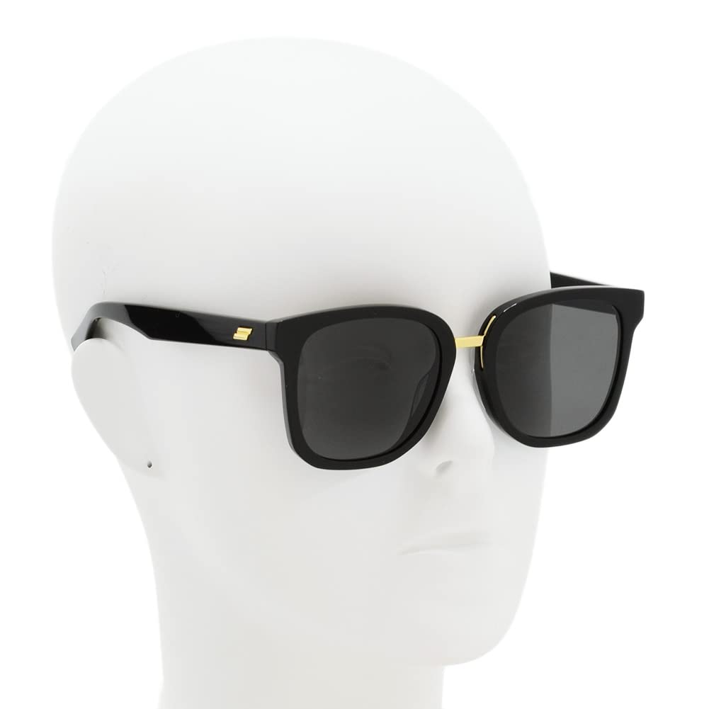 Bottega Veneta Asian BV1095SA Women's Sunglasses, Fit, 001, Black/Gray