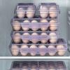 Plastic Refrigerator Egg Organizer 6/15/24 Grids Eggs Case Multipurpose Egg Protector  for Kitchen