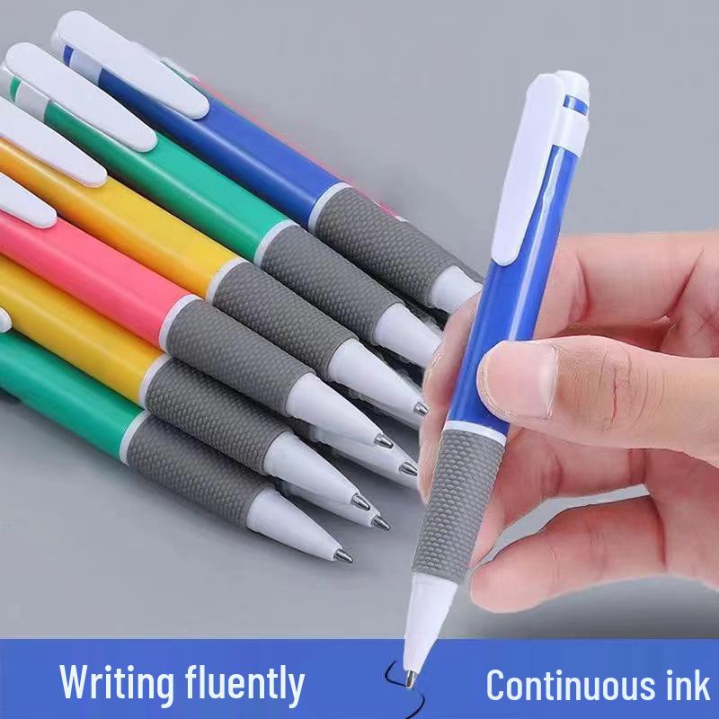 Candy Color 0.5mm Ballpoint Pen with Large Capacity for Office and Student Use