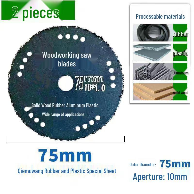 Mini 76mm (3") Angle Grinder Blade: Metal Grinding & Polishing Disc, Cutting Wheel 10mm Arbor.