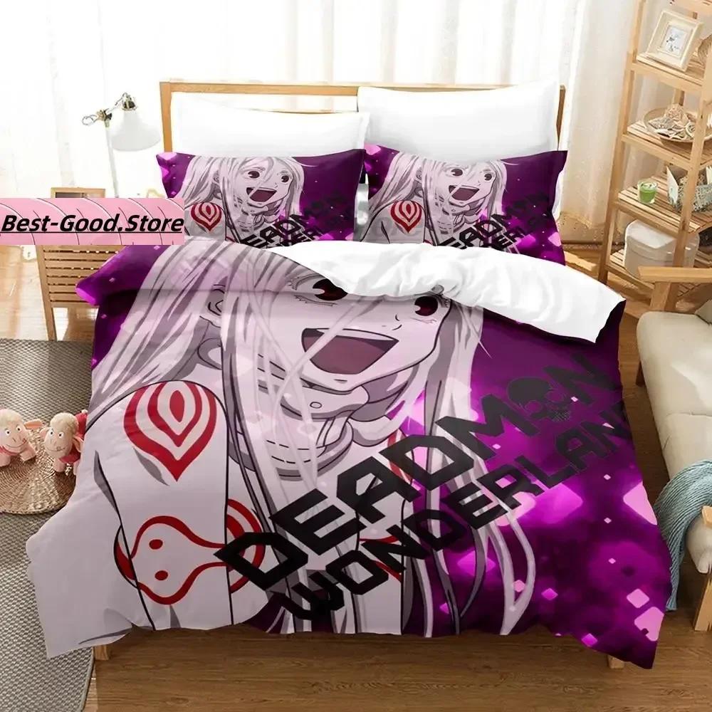 Comforter Deadman Wonderland Bedding Set Single Twin Full Queen King Size Bed Set Aldult Kid Bedroom S 3D Cama De Casal