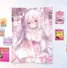 Peach Bean Artist 2D Galgame Dormitory Bedroom Decoration Tapestry Fabric Indoor Hanging Fabric