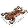 Non-Slip Tiger Area Rug Imitation Cashmere Cartoon Carpet Soft Home Decor Carpet  Bedrooms