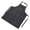 Bib Apron Waterproof Adjustable Kitchen Cooking Aprons with Dual Pockets for Kitchens Restaurants BakersBlack and White