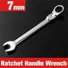 Metric Gear Spanners Durable Multifunctional Combination Ended Spanner Kits Car Hand Tools Combination Ratchet Wrenches Steel
