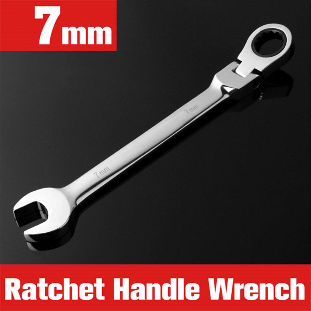 Metric Gear Spanners Durable Multifunctional Combination Ended Spanner Kits Car Hand Tools Combination Ratchet Wrenches Steel
