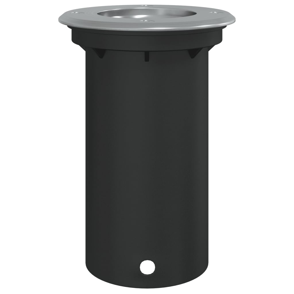 Vidaxl Lampy Najazdowe, Okrągłe, Czarne, 10,5X10,5 Cm, Aluminium