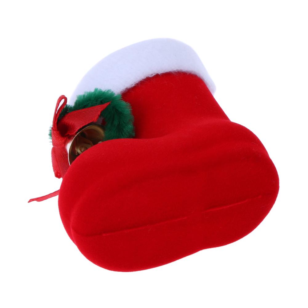 Christmas Fruit Shoes Art Crafts Santa Claus Candy Boots Creative Bright-colored Cute Fashion Exquisite Elegant Kid Favors