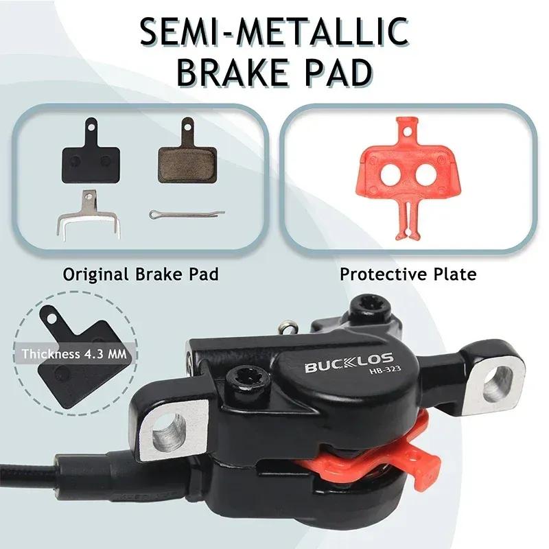BUCKLOS Bike Hydraulic Brakes Set 160mm Bicycle Disc Brake Set Aluminum Alloy Road Mountain Bike Hydraulic Disc Brake Kit