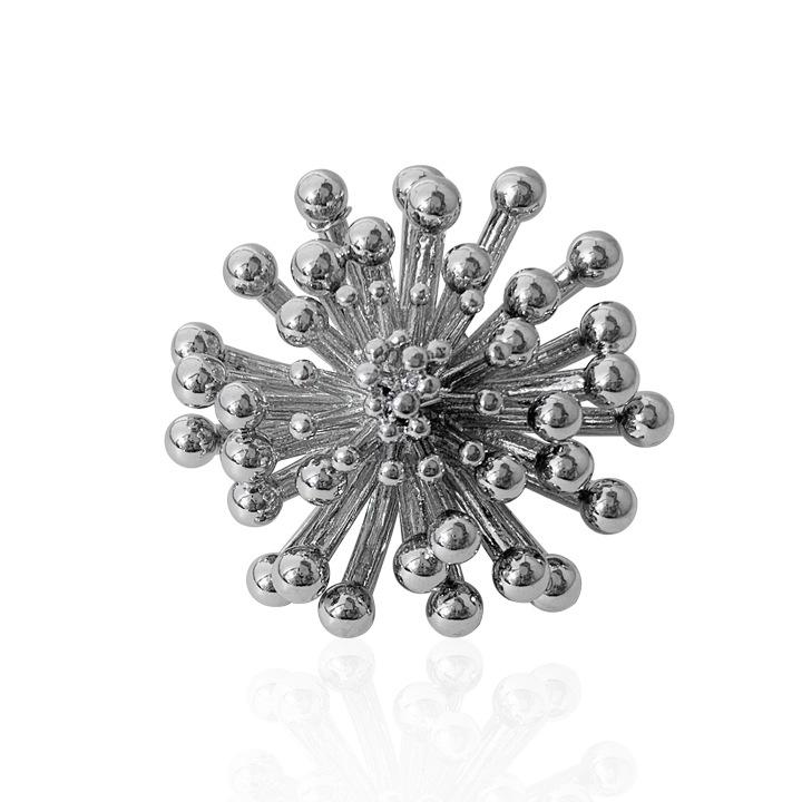 

Брошь Одуванчик Серебристого Цвета в Стиле Лихорадки: Осень/Зима Дизайн Легкой Роскоши для Женщин