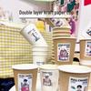 Jingzeyou Disposable Double-Layer Kraft Paper Cups