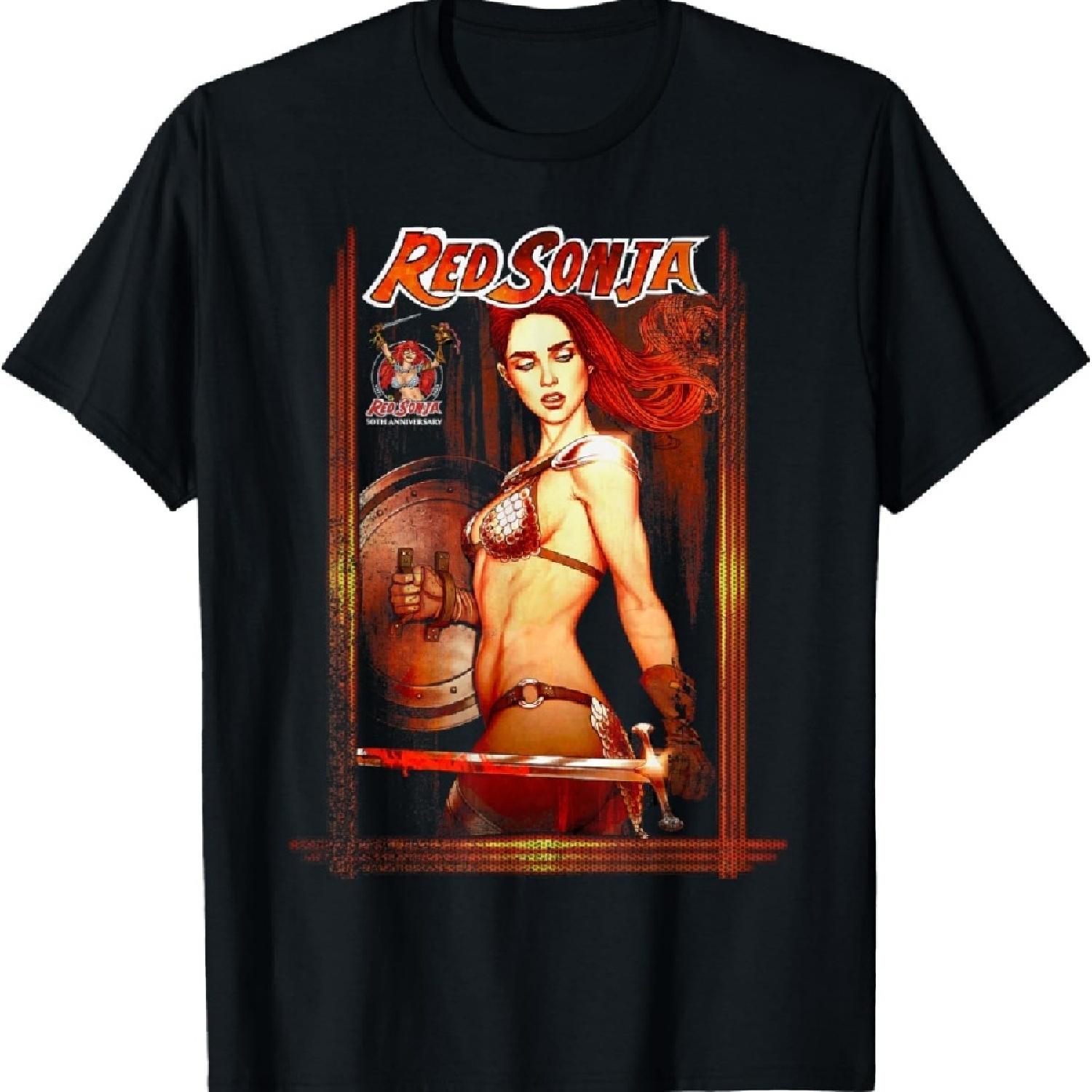 

Дженни Фрисон Комикс Обложка Искусство Королева-воин Меч Футболка XXXXXL чёрный