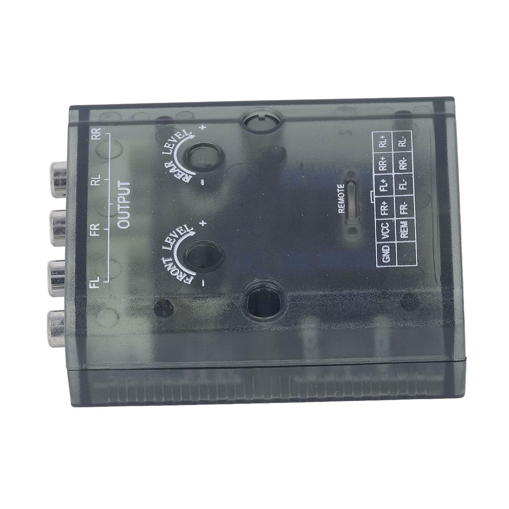 4 Channel Car Stereo Speak Delay Signal High To Low Converter 12V Amplifier for CD Player High and Low Adapter